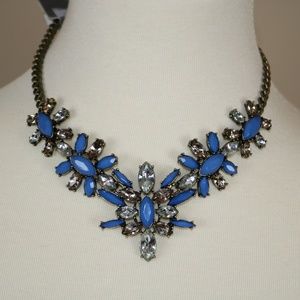 NWT Sugarfix Blue and Diamond Choker Necklace